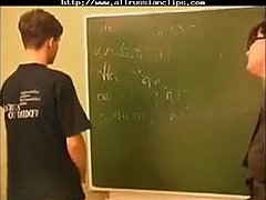 Russian older professor And Young promiscuous male russian cumshots swallow